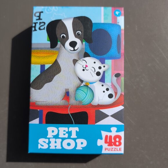 Other - Pet Shop 48 Pieces Interlocking Jigsaw Puzzle for Kids 4+ Finished 10" × 10" × 1